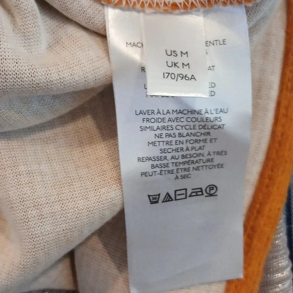 Anthropologie Mock Neck Tunic Pullover Pumpkin Orange size Medium - Picture 9 of 13